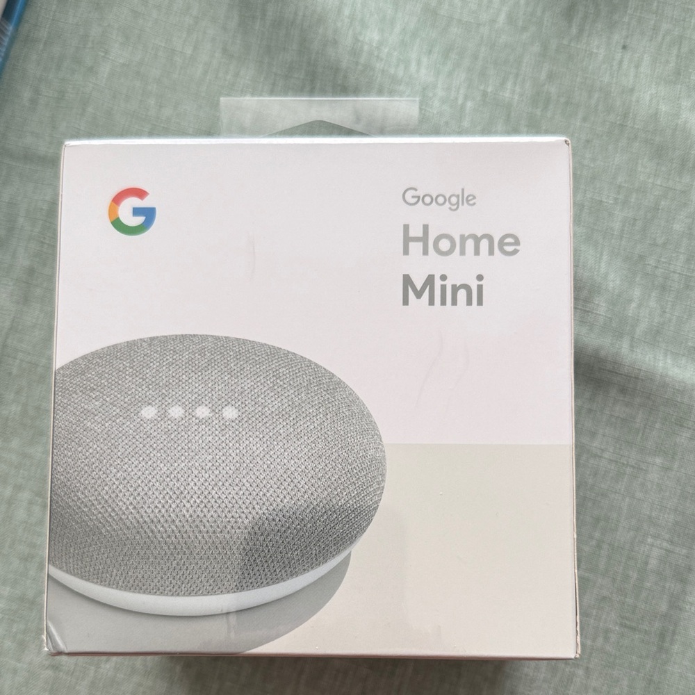 Google Home Mini in Light Gray - Unopened/Unused
